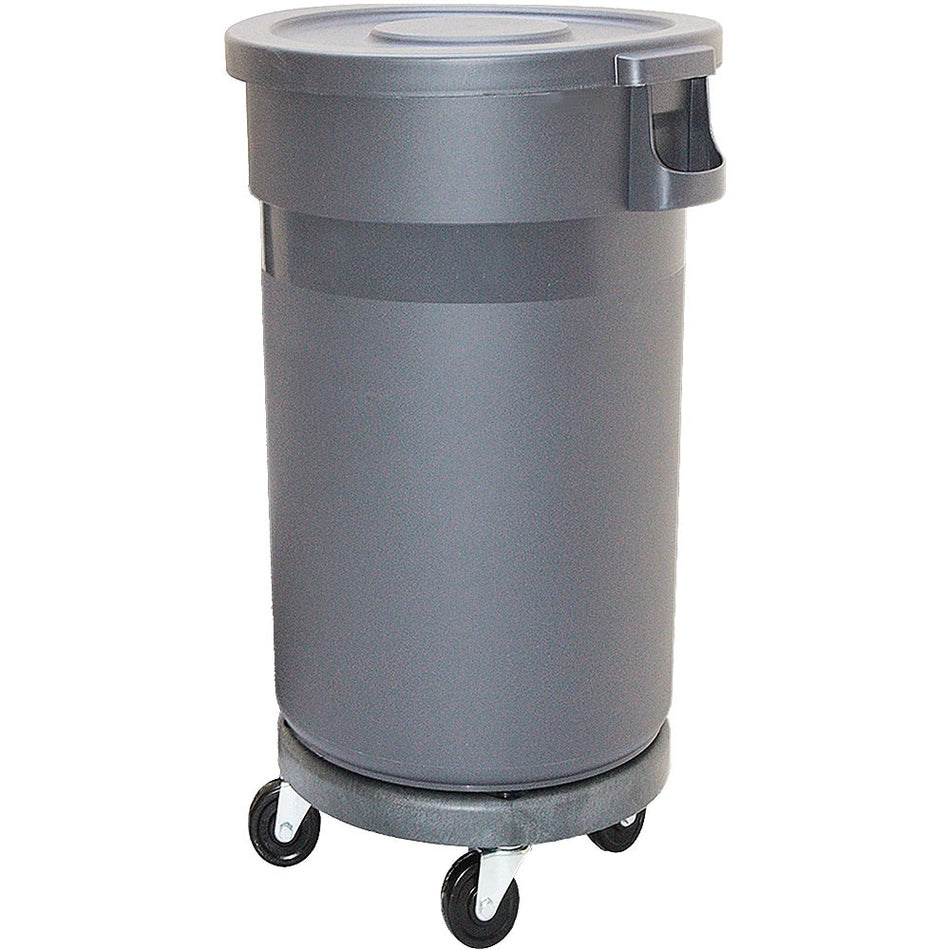 Plastic Garbage Drum 80L / 120L With Lid &amp; Wheels - 80 LTR