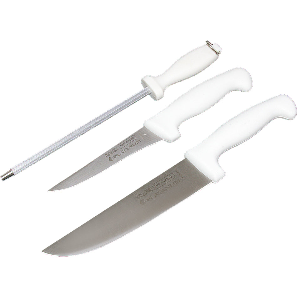 Martinazzo Plastic Handle Knife 3 Pcs Set  71203