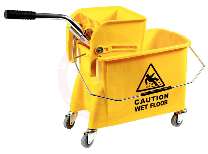 Mop Bucket 20 Ltr Steel Handle  50740