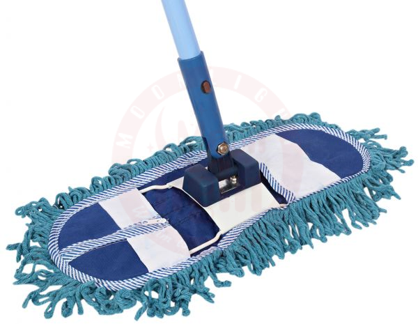 Dust Control Mop 40 Cm Blue With Metal Stick  21110