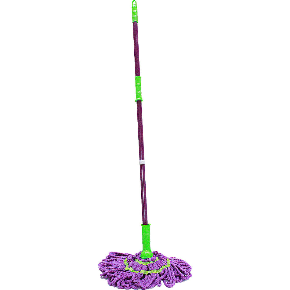 Wringing squeeze Twist Mop, Cleaning Mop For Kitchen And Home, Metal handle