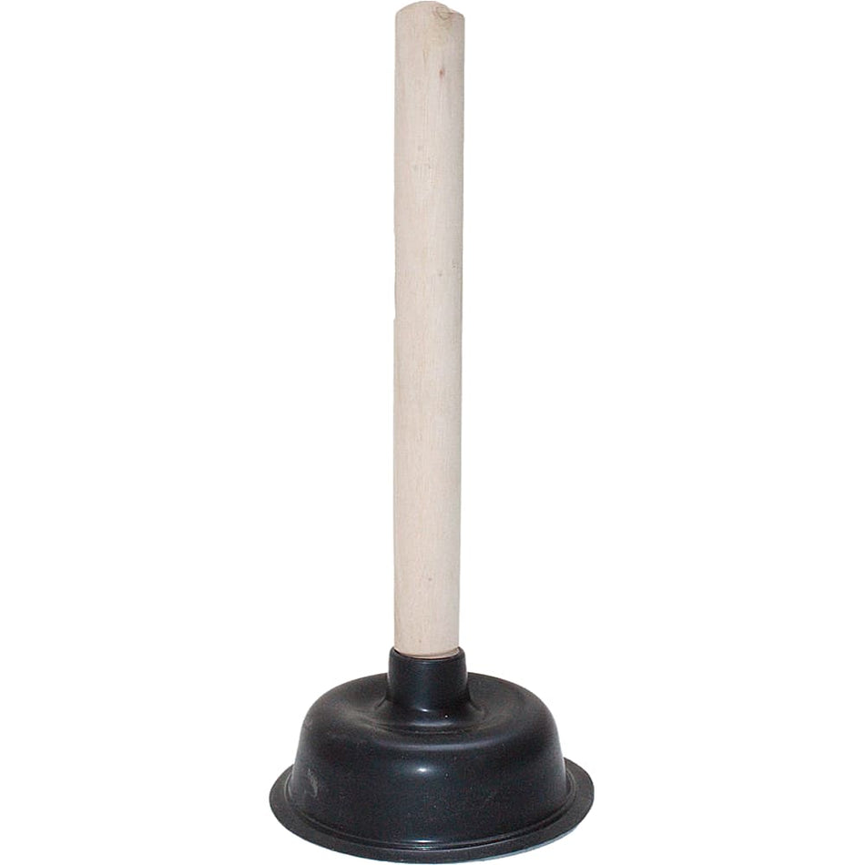 Swip Rubber Plunger With Wooden handle Black