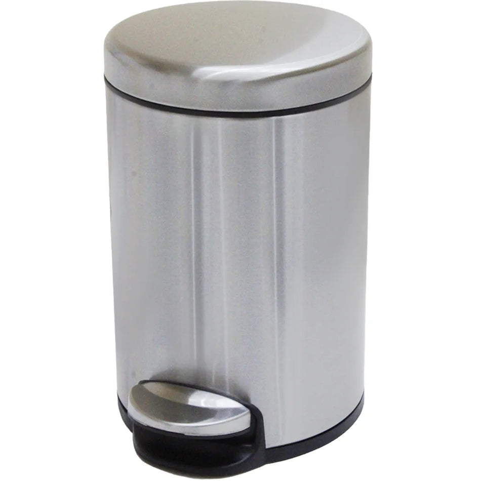 Stainless Steel Soft Close Lid Pedal Dustbin Steel, Java, 6L, 12L, 20L, 30L