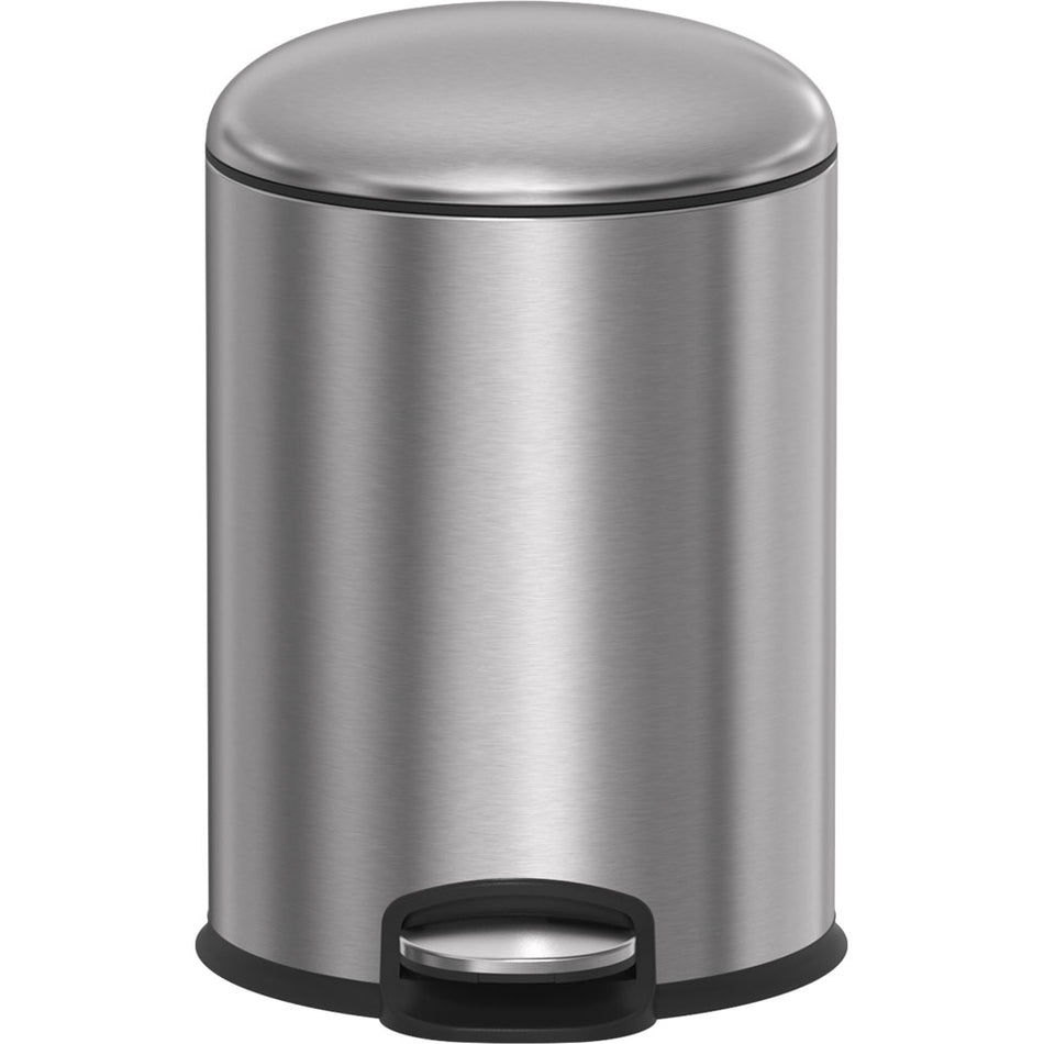 Stainless Steel Soft Close Lid  Pedal Dustbin Round, Java, 5L, 12L, 20L, 30L