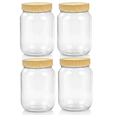SH PET JAR - 1000ML PACK OF 4 PCS