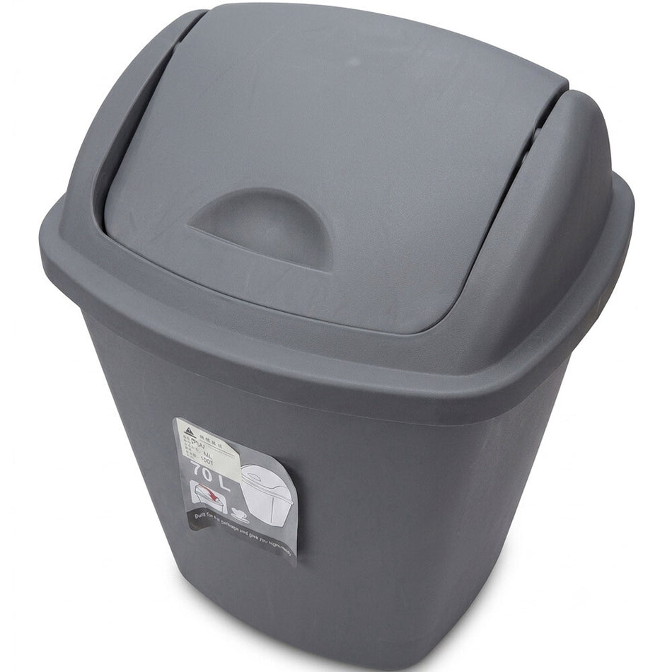 DUSTBIN 70L PUSH TYPE - ASSORTED COLOR