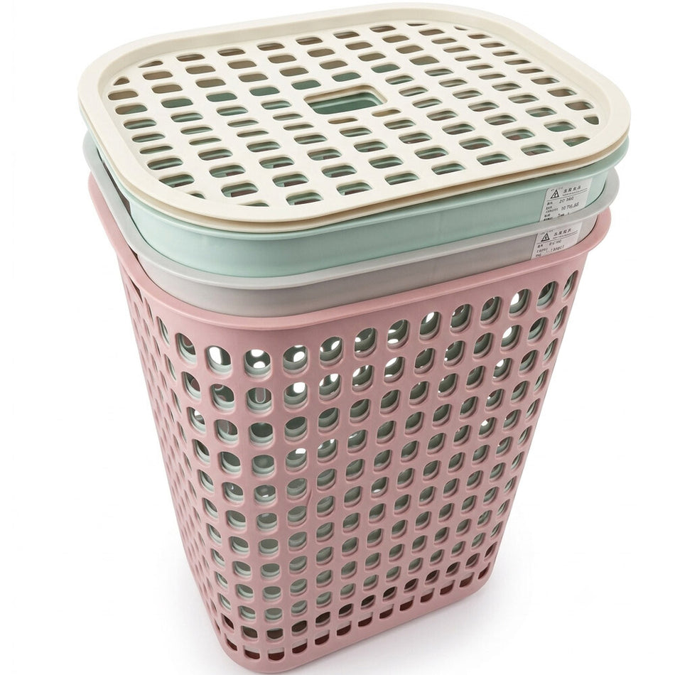 BASKET LAUNDRY 45X35x57 - ASSORTED COLOR