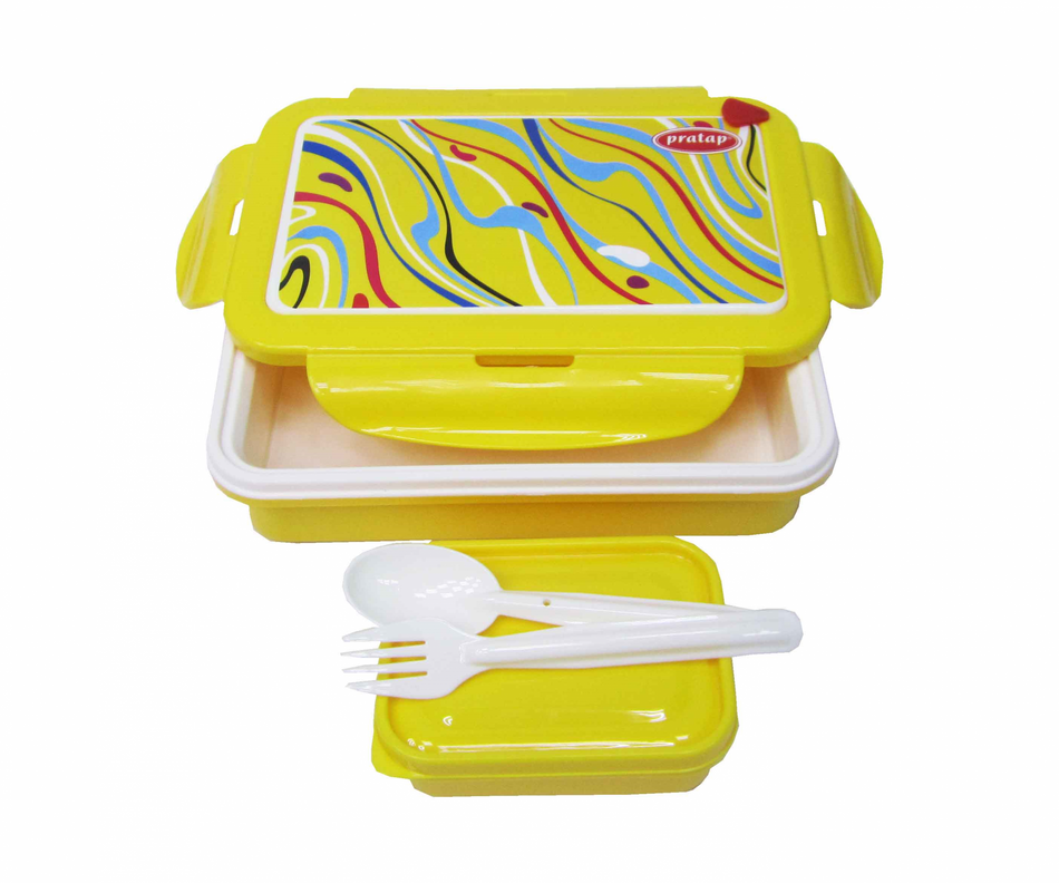 Lunch Box Super Insulated With Inner Box, Spoon &amp; Fork  58005