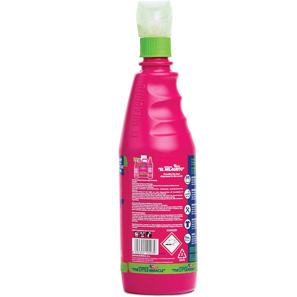 EL MILAGRITO HEAVY DUTY DEGREASER & MULTI-PURPOSE CLEANER 25.36 FL Oz SPRAY