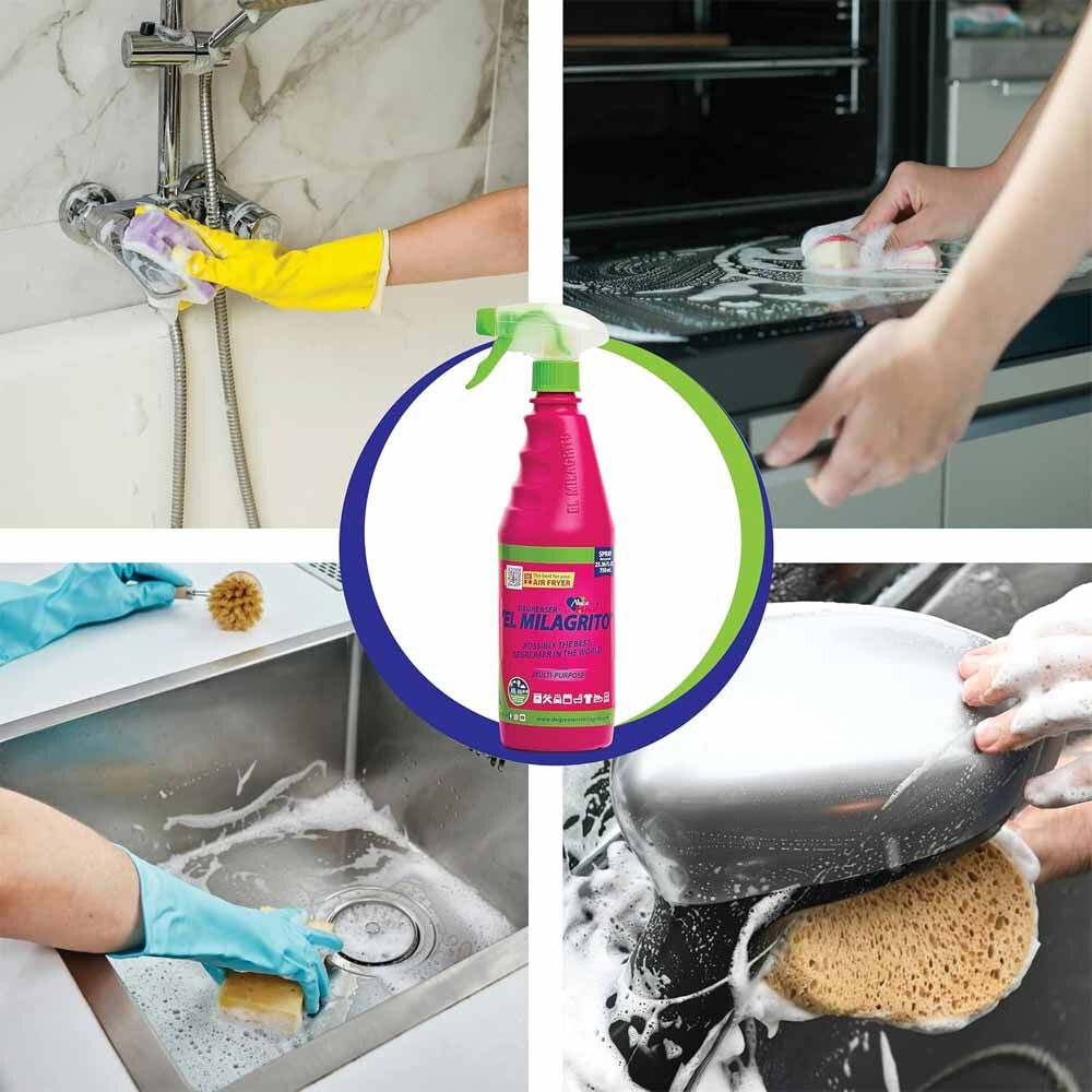 EL MILAGRITO HEAVY DUTY DEGREASER & MULTI-PURPOSE CLEANER 25.36 FL Oz SPRAY
