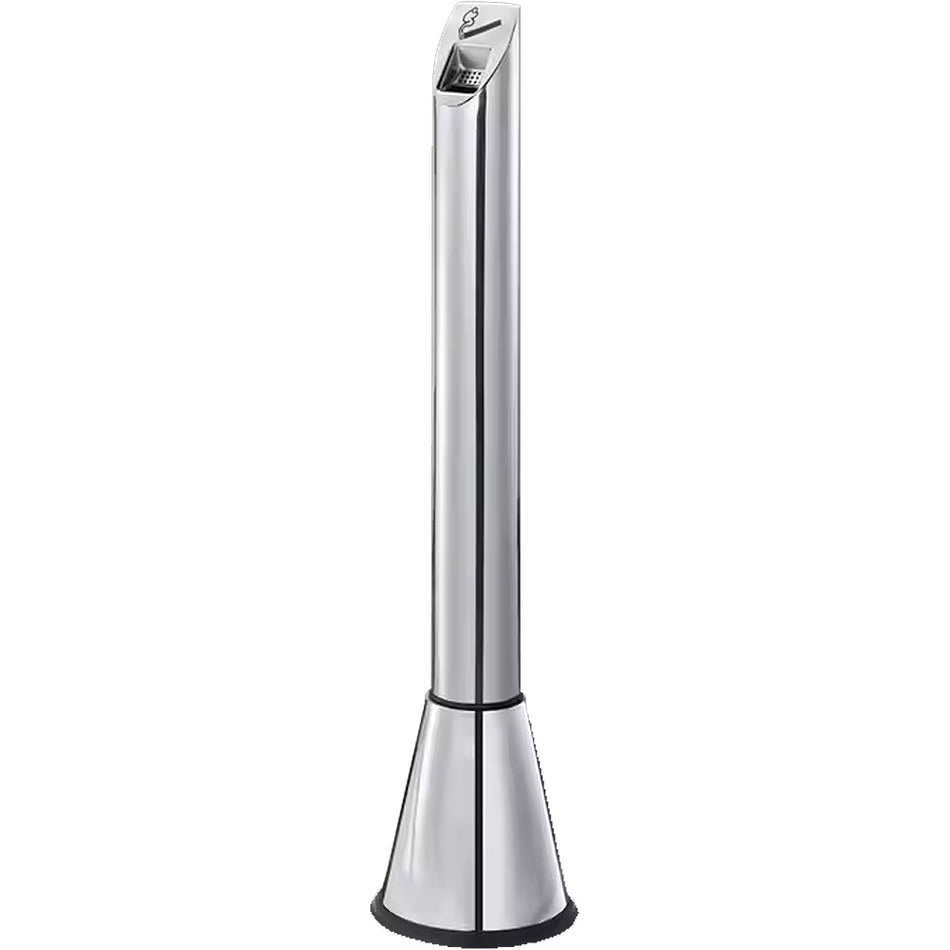 Outdoor Floor Standing Ash Tray Stainless Steel 4 Liter Windproof Rainproof