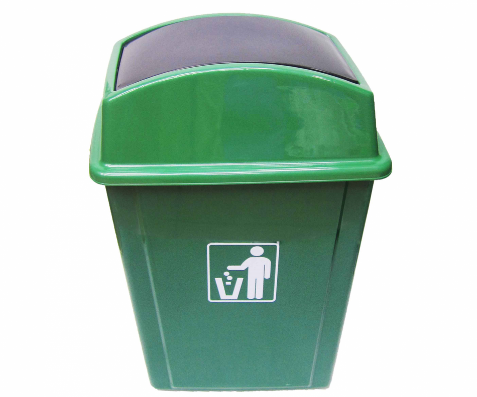 Push Dustbin With Swing Type Lid 40l  73934