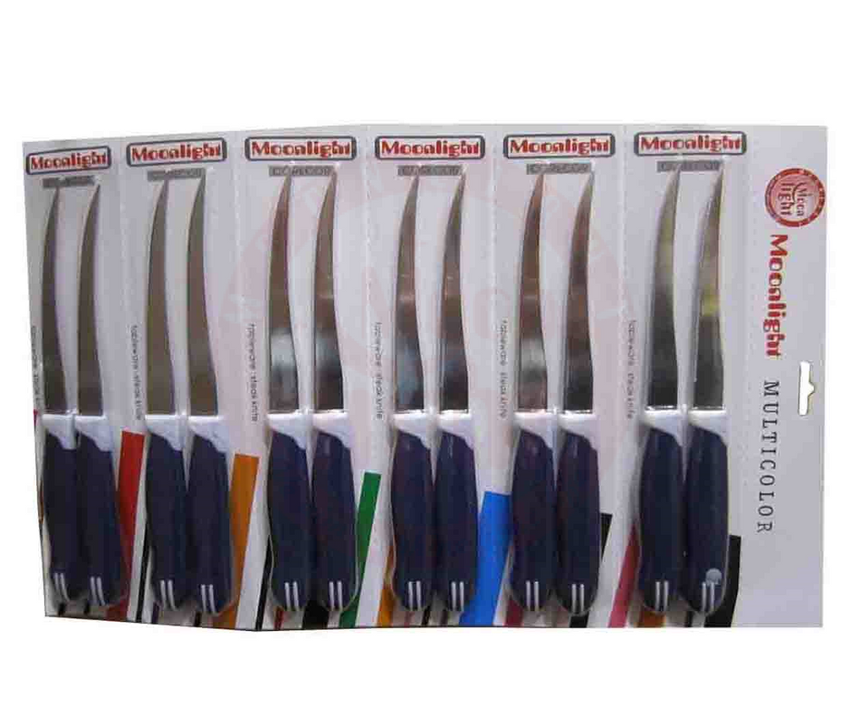 Tomato Knife Blue Handle 12 Pcs Card  91007b