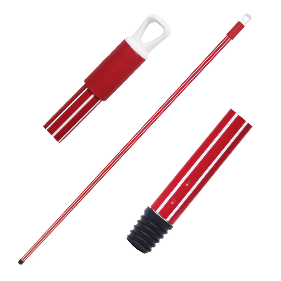 Pvc Coated Metal Stick 120 Cm With Italian Thread, Red &amp; White Color  40422