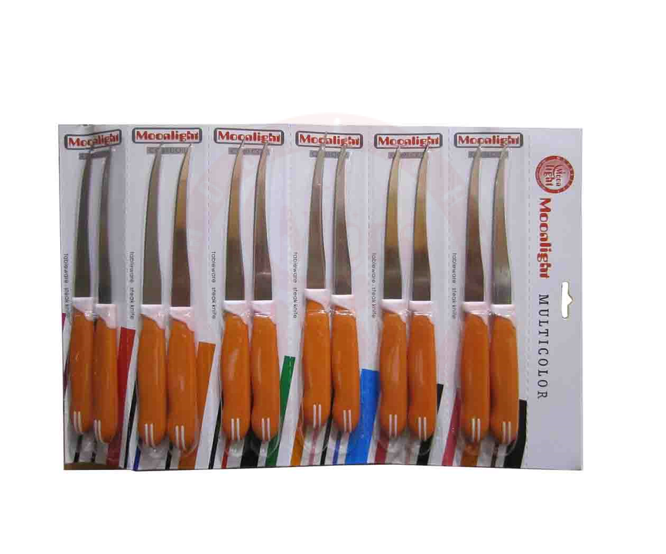 Tomato Knife Orange Handle 12 Pcs Card  91007o