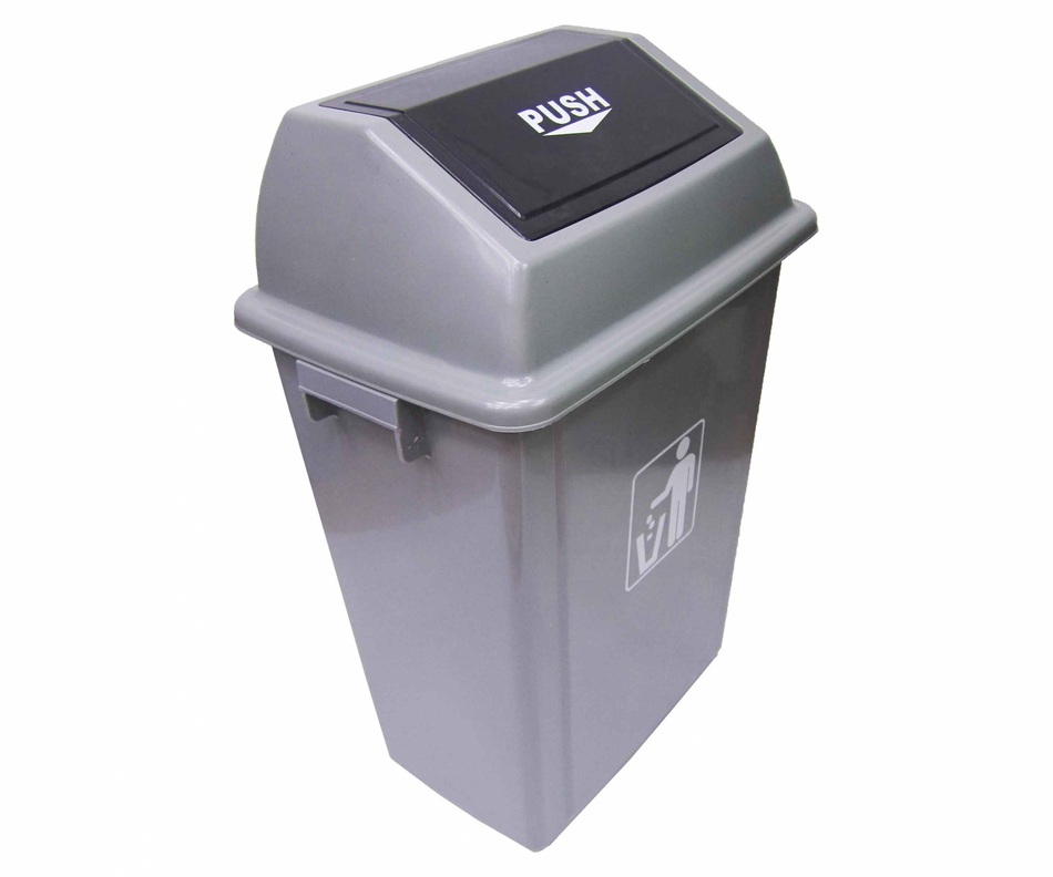 Push Dustbin With Swing Type Lid 40l  73904